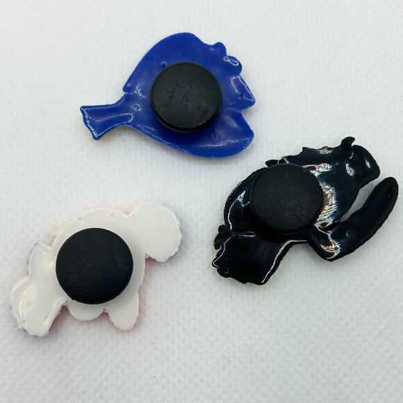 BOGO! Crocs Style Shoe Charms Jibbitz Disney Finding Nemo Dory Crush 3pc Set NEW - Picture 3 of 5